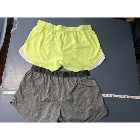 2 Pairs Under Armour Womens HeatGear Loose Fit Shorts Large Athletic Exercise - Picture 10 of 15